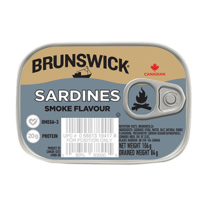 Brunswick Boneless Skinless Sardines Smoke Flavour