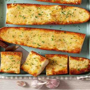 Garlic Bread with Saltfish