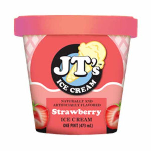 JT's Stawberry Icecream - 473ml