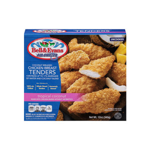 Bell & Evan's Coconut Breaded Chicken Breast Tenders (Uncooked)