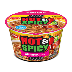 Nissin Hot & Spicy Noodles (Shrimp) - 3.28oz