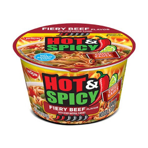 Nissin Hot & Spicy Noodles (Fiery Beef) - 3.28oz