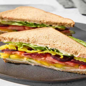 Sautéed-Garlic Veggie Sandwich