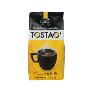 Tostao Roasted & Ground Coffee (Medium-Dark) - 16oz