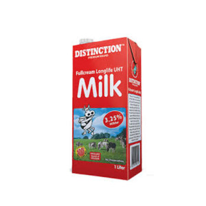 Distinction Fullcream Milk (3.25% Milkfat) - 1 Liter