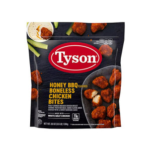 Tyson Honey BBQ Flavored Boneless Chicken Bites