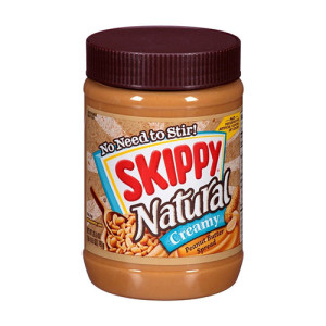 Skippy Natural Creamy Peanut Butter - 26.5oz