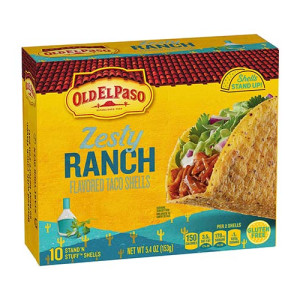 Zesty Ranch Flavored Taco Shells (Gluten Free)