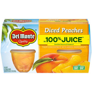 Del Monte Diced Peaches