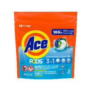 Ace pods 3 in 1 - (16 Capsule Pods)
