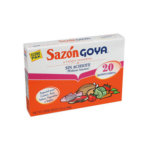 Sazon Goya - A Unique Seasoning (Without Annatto) - 3.52oz
