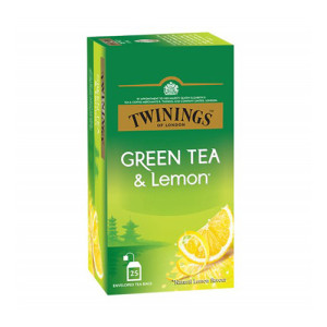 Twinings Green Tea Lemon Tea Bag - (25 Bags)