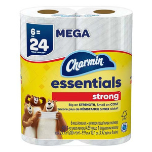 Charmin Essentials Strong Toilet Paper - 6=24