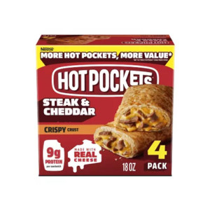 Nestle Hot Pockets Streak & Cheddar (Crispy Crust) 4 Pack
