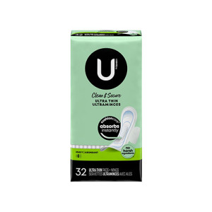 B by Kotex Clean & Secure Ultra Thin Pads (32 Pads)
