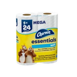 Charmin Essentials Soft Toilet Paper - 6=24