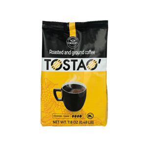 Tostao Roasted & Ground Coffee (Medium-Dark) - 7.8oz